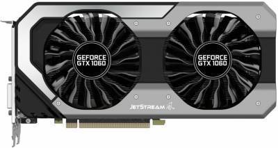 Palit Видеокарта Palit GeForce GTX 1060 1506Mhz PCI-E 3.0 6144Mb 8008Mhz 192 bit DVI HDMI HDCP JetStream 