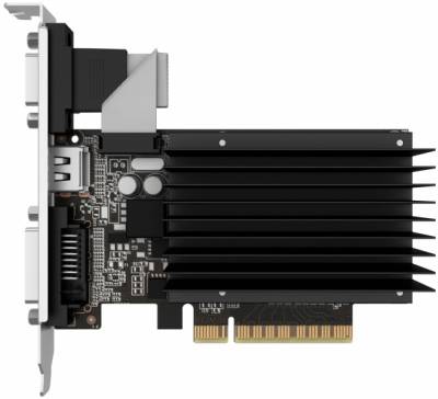 Palit Видеокарты Palit GeForce GT 710 954Mhz PCI-E 2.0 2048Mb 1600Mhz 64 bit DVI HDMI HDCP Silent 