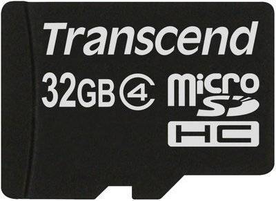 Transcend Карта памяти Transcend Micro SDHC 32GB MicroSDHC 32Gb Class 4 (TS32GUSDC4) TS32GUSDC4