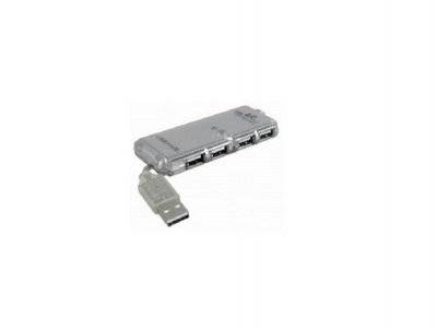 Gembird Концентратор Gembird , 4xUSB 2.0, блок питания, белый UHB-C244 