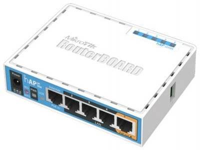 Mikrotik Wi-Fi роутер MikroTik , 802.11a/b/g/n/ac, 2.4 / 5 ГГц, до 493 Мбит/с, LAN 5x100 Мбит/с, WAN 1x100 Мбит/с, внутренних антенн: 1x1.5дБи, 1xUSB 2.0 (RB952Ui-5ac2nD) hAP AC lite 