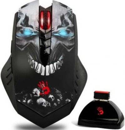 A4Tech Беспроводная игровая мышь A4Tech Black Bloody R80 Skull 