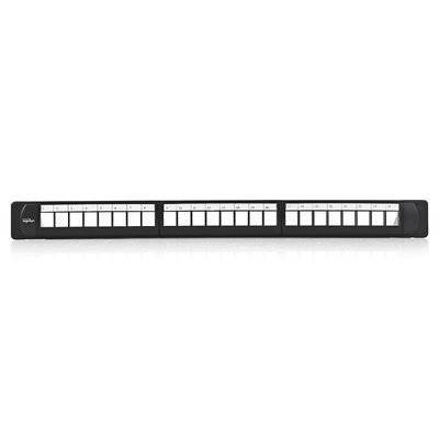 SUPRLAN патч-панель Suprlan, 19", 1U, 24 модуля, для Keystone Jack, UTP 10-0401 
