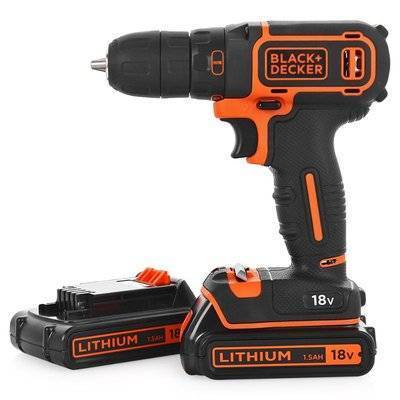 Black&Decker шуруповерт Black Decker Black&Decker BDCDC18K1B-QW 
