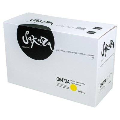 Sakura картридж Sakura Q6472A SAQ6472A SAQ6472A