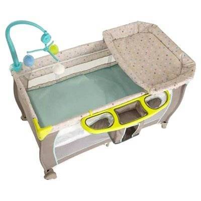 Hauck Манеж Hauck Baby Center Multi Dots sand 607589 