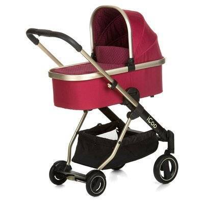 I'COO Коляска iCoo Acrobat XL Plus Trioset Diamound ruby (3в1) I'COO 151549 