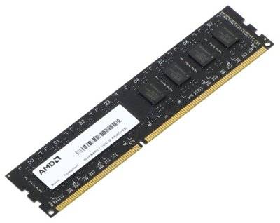 Amd Память AMD 1x4Gb DDR3 1600Mhz (R534G1601U1S-UOBULK) 