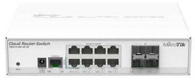 Mikrotik Маршрутизатор MikroTik CRS112-8G-4S-IN (8x1G, 4хSF Cloud Router Switch CRS112-8G-4S-IN 