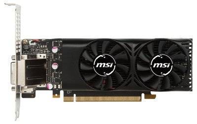 MSI Видеокарта MSI GeForce GTX1050TI 4GB DDR5 (GF_GTX_1050_Ti_4GT_LP) GeForce GTX 1050 Ti 1290Mhz PCI-E 3.0 4096Mb 7008Mhz 128 bit DVI HDMI HDCP LP 