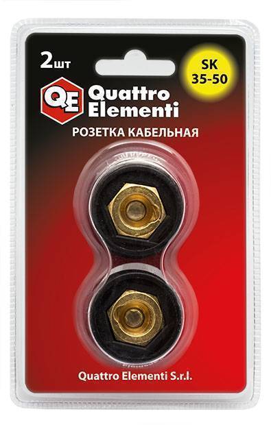 Quattro elementi Кабельная розетка свароч аппарата QUATTRO ELEMENTI Qe sk 35-50 641-978