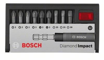 Bosch Набор бит Bosch Diamond impact ph/pz/tx, 10 предметов (2.608.522.064) 2608522064