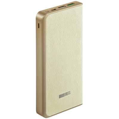 InterStep Внешний аккумулятор InterStep PB12000 Beige, 12000 mAh, QC3.0 Type-C DualIN 