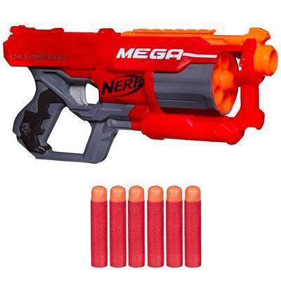 Hasbro Nerf Игрушечное оружие Hasbro Nerf A9353 Нерф Бластер Мега Циклон-шок A9353