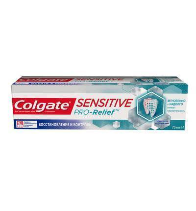 Colgate Зубная паста Colgate Sensitive Pro-Relief Восстановление и контроль, 75 PL05172A