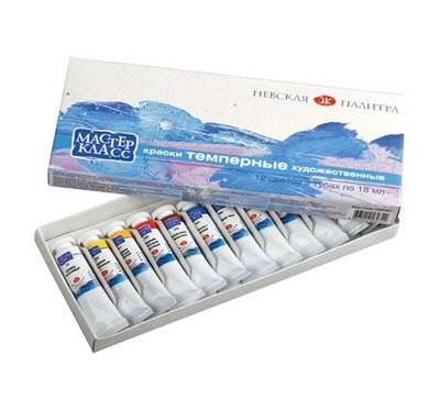 Невская палитра Краски темперные Невская палитра Мастер-класс 18 мл 1641007 190398