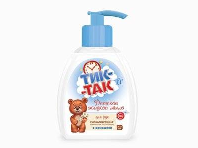 Тик-так Мыло Тик-Так жидкое детское ромашкой во флаконе, 300 мл 1072372