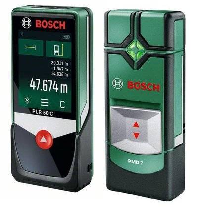 Bosch Дальномер Bosch Plr 50 c (0.603.672.220) + Детектор pmd7 