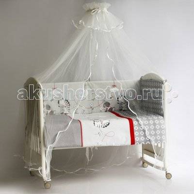 Pituso Комплект в кроватку Pituso Зебры (6 предметов) ЗС 603