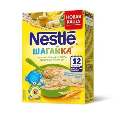 Nestle Nestle® Молочная мультизлаковая каша с яблоком, бананом и грушей, 200гр 5 злаков яблоко, банан, груша 12325775