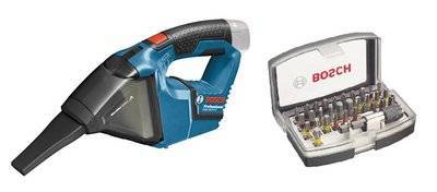 Bosch Набор Bosch Пылесос gas 10.8 v-li (0.601.9e3.020) +Набор бит 2.607.017.319 