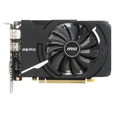 MSI Видеокарта MSI GeForce® GTX 1050, , 2ГБ, GDDR5, Retail GTX 1050 AERO ITX 2G OCV1 