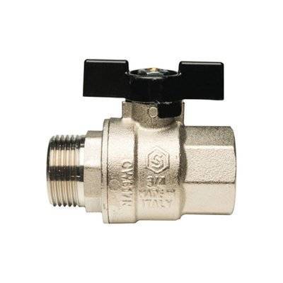 Stout Кран шаровый НР-ВР 1/2" бабочка STOUT Svb-0004-000015 