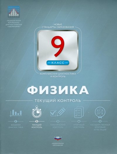 Книга: Национальное образование Физика. 9 класс. Текущий контроль 978-5-4454-0428-6