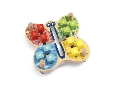 Djeco Игрушка из дерева Djeco, Развивающий лабиринт Бабочка 01695