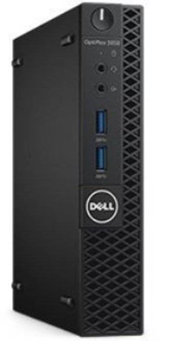 Dell Компьютер DELL Optiplex 3050, Intel Pentium G4400T, DDR4 4Гб, 500Гб, Intel HD Graphics 510, DVD-RW, Linux, черный [3050-0498] 