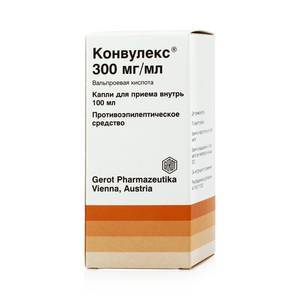 ВАЛЕАНТ Конвулекс капли 300мг/мл 100мл ВАЛЕАНТ 