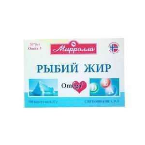 МЕЛИГЕН ФП Рыбий жир мирролла капс. с витаминами a d e N100 МЕЛИГЕН ФП 