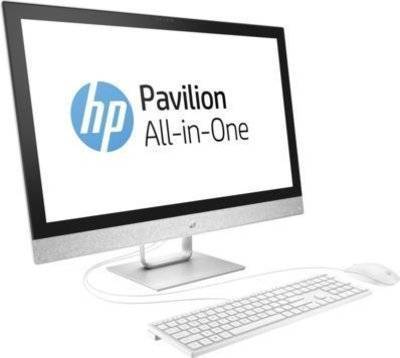 HP Моноблок HP Pavilion 27-r002ur, Intel Core i3 7100T, 4Гб, 1000Гб, Intel HD Graphics 630, DVD-RW, Free DOS 2.0, белый [2mj62ea] 