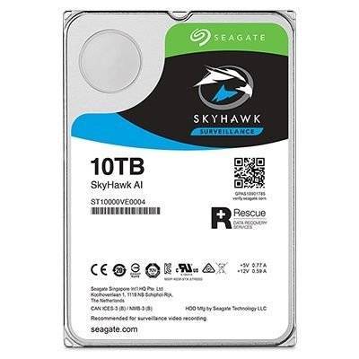 Seagate Жесткий диск SEAGATE SkyHawkAI , 10Тб, HDD, SATA III, 3.5" ST10000VE0004 