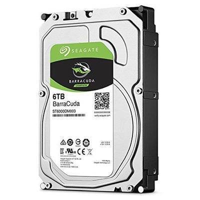 Seagate Жесткий диск SEAGATE Barracuda , 6Тб, HDD, SATA III, 3.5" ST6000DM003 