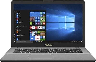 ASUS ASUS VivoBook Pro N705UD-GC181T (серый) VivoBook Pro N705UD-GC181T (Intel Core i7 8550U 1800 Mhz/17.3"/1920х1080/16384Mb/256Gb HDD/ 90NB0GA1-M02690