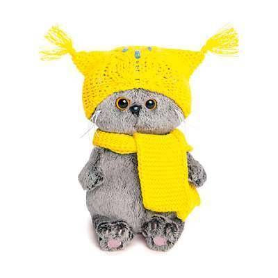 Budi Basa Мягкая игрушка Budi Basa Кот Басик Baby в шапке-сова и шарфе, 20 см 
