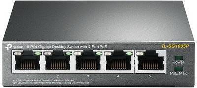 TP-LINK Коммутатор TP-LINK , неуправляемый TL-SG1005P 