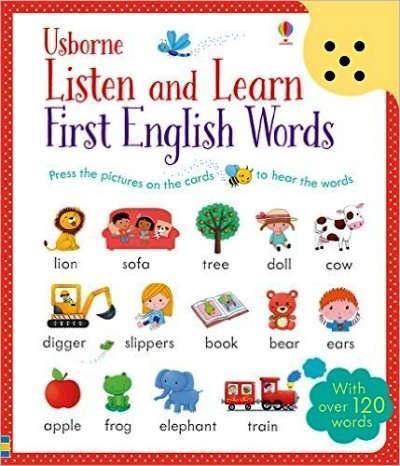 Книга: Usborne Publishing Limited Listen & Learn First English Words 978-1-409-58248-9
