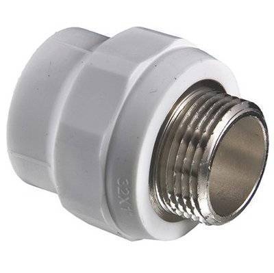 Valtec Полипропиленовые трубы и фитинги Valtec Муфта Valtec ПП с переходом 20 х 3/4" 
