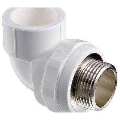 Valtec Полипропиленовые трубы и фитинги Valtec Угольник Valtec ПП с переходом 20 х 3/4" 