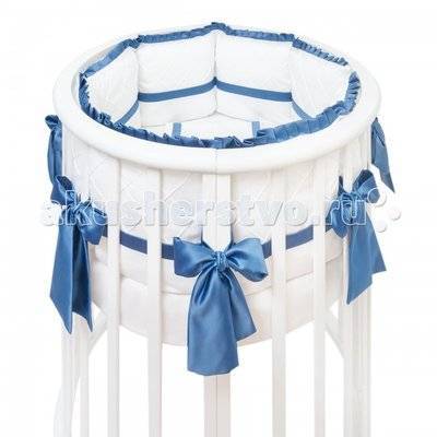 Colibri&Lilly Бортик в кроватку Colibri&Lilly Sapphire Round в круглую и овальную кроватку 