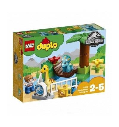 LEGO Конструктор LEGO DUPLO 10879 Парк динозавров конструктор lego duplo jurassic world парк динозавров 10879 10879