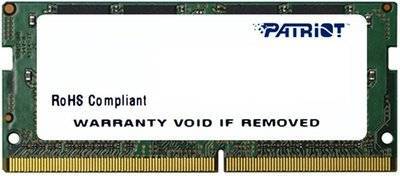 Patriot Модуль памяти PATRIOT DDR4 - 8Гб 2400, SO-DIMM, Ret PSD48G240082S 