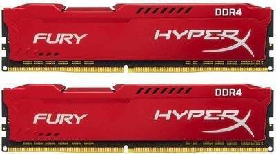Kingston Kingston HyperX Fury Red 16Gb (2x8Gb) DDR4 DIMM (HX429C17FR2K2/16) HX429C17FR2K2/16