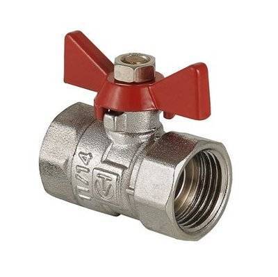 Valtec Шаровые краны Valtec Кран шаровый COMPACT Valtec резьба вн/вн, рукоятка бабочка 3/4" 