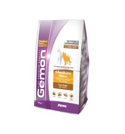 Gemon Сухой корм Gemon Medium для взрослых собак средних пород, курица, 3кг 70386074