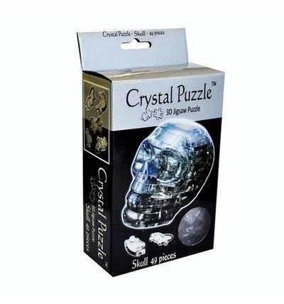 Crystal Puzzle Головоломка 3D Crystal Puzzle Череп черный цвет: черный 90217