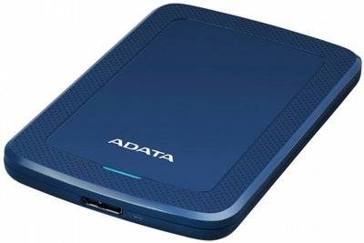 A-Data Внешний жесткий диск A-DATA HV300, 2Тб, синий [ahv300-2tu31-cbl] AHV300-2TU31-CBL