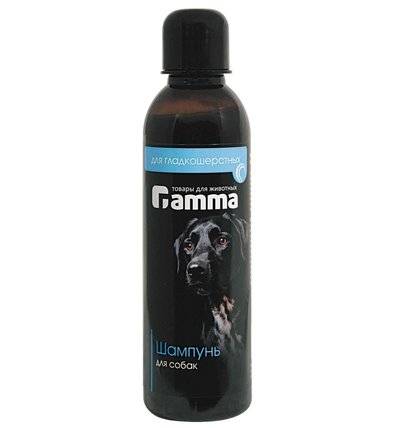 Gamma Шампунь Gamma для собак гладкошерстных пород, 250мл для гладкошерстных 29606